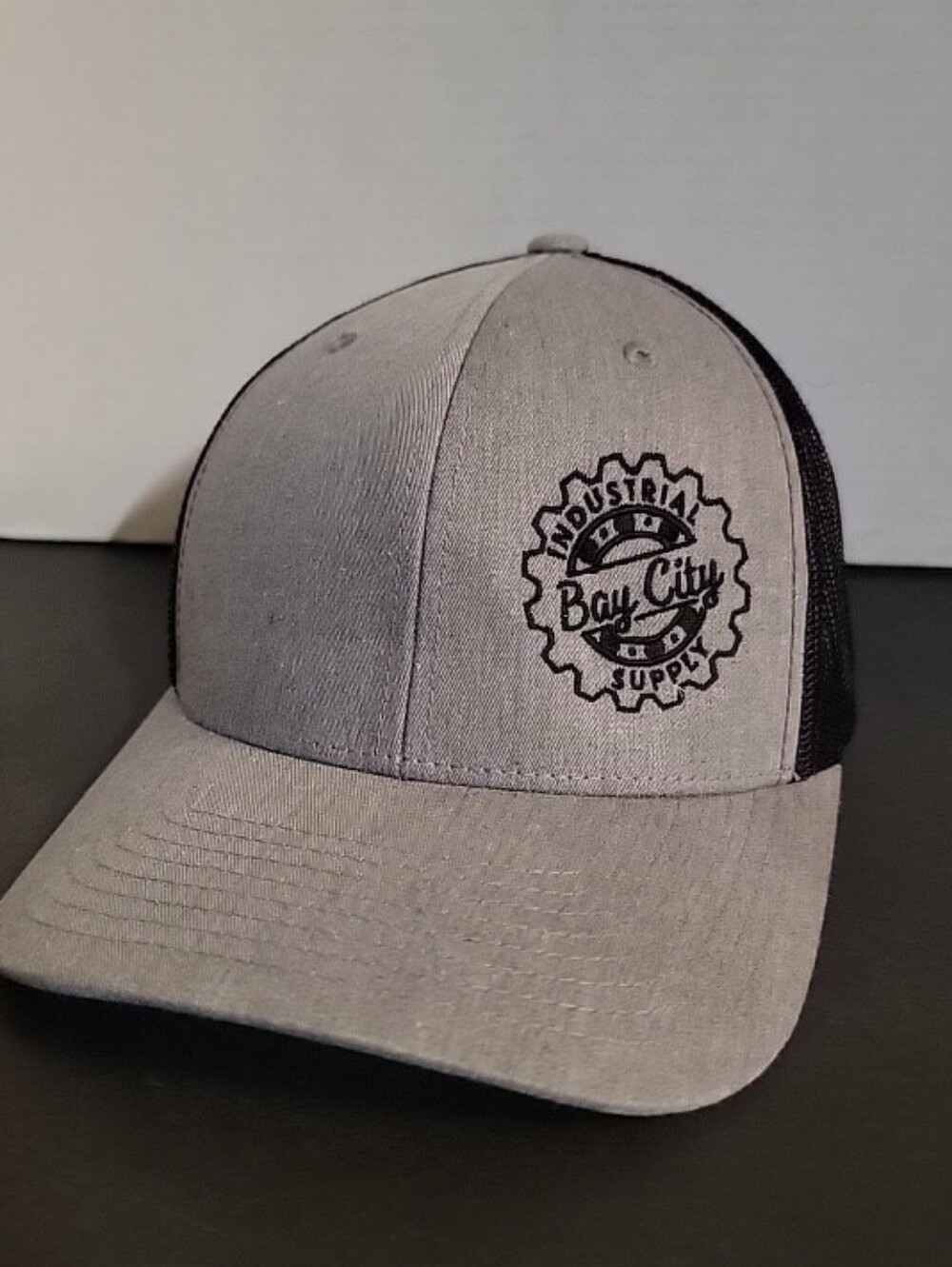 Gray and Black Trucker Cap